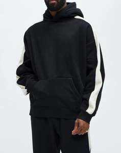 ชุดวอร์มผู้ชายผ้าฝ้ายหนานุ่มระบายอากาศดี แขนยาว มีฮู้ด พิมพ์โลโก้ได้ตามต้องการ สำหรับฤดูหนาว - Product Image 1