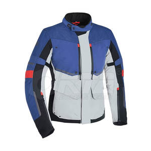 Nueva llegada de alta calidad por encargo textil moto hombres chaqueta baja MOQ hombres motocicleta chaquetas - Product Image 1