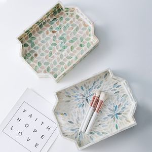 Bandeja elegante de nácar superventas, bandeja para servir, bandeja de joyería, bandeja de almacenamiento, artesanía artesanal tradicional al por mayor - Product Image 4