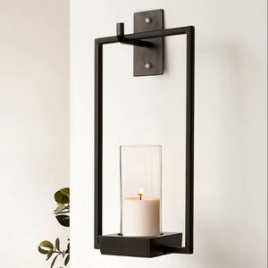 Apliques de Pared Decorativos de Hierro, Elegantes Adornos de Pared que Mejoran el Ambiente Interior para Dormitorio o Sala de Estar - Product Image 1