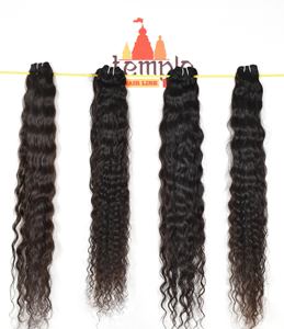 Extensions de cheveux vierges indiennes non transformées de 8 pouces, cuticule alignée pour femmes noires brutes, tissage humain bon marché - Product Image 5