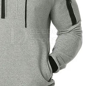 Pulls à capuche pour hommes les plus populaires, manches longues, polaire épaisse, impression 3D, solide, différentes couleurs, marque privée XS, teint uni - Product Image 6