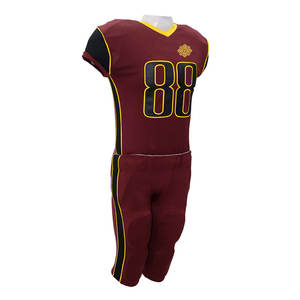 Conception d'impression Uniforme de football américain confortable Vêtements de sport pour hommes Uniforme de football américain à séchage rapide - Product Image 5