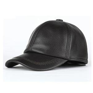 Casquette de baseball en cuir véritable pour adultes hommes femmes casquette de protection des oreilles chaude pour l'hiver décontracté extérieur réglable pour un ajustement confortable - Product Image 6