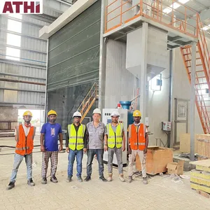 ATHI Large Scale Industrial Sand Blasting Room used in locomotive Industry/ shot blasting room
