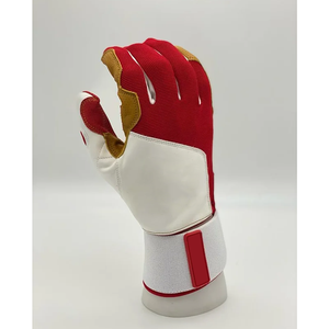 Gants de baseball confortables à long poignet, vêtements de sport, entraînement au softball, cuir de vache véritable, gants de frappe au baseball - Product Image 5