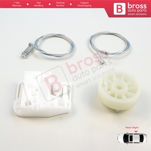 ชุดซ่อมมอเตอร์กระจกหน้าต่าง BWR271 ประตูหลังขวา สำหรับรถยนต์ Megane MK2 ปี 2002-2008 แบบ 4/5 ประตู รุ่น 82000280068 - Product Image 3