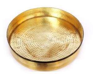 เทียนลอยน้ำรูปดอกไม้สีทองหรูหราทำจากโลหะแข็งแรงทนทานเหมาะสำหรับการตกแต่งภายในบ้านตามเทศกาลตกแต่งโต๊ะงานแต่งงานบนโรงแรม - Product Image 1