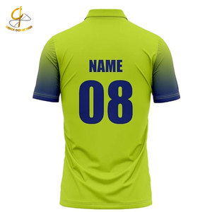 Camiseta de Cricket Casual para Hombre de la Mejor Calidad con Logotipo y Diseño Personalizados, Impresión Digital, 100% Algodón, Transpirable, Manga Corta - Product Image 3