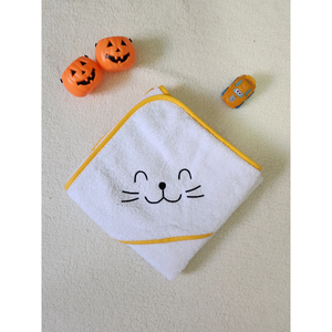 Serviette de bain à capuche pour bébé en coton 100% premium, douce, absorbante, respectueuse de la peau, essentiels pour nouveau-nés en provenance de Turquie - Product Image 1