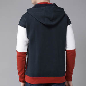 OEM Service Made In Basics Sweats à capuche courts avec fermeture éclair Prix de gros Derniers modèles Basics Sweats à capuche courts avec fermeture éclair - Product Image 3