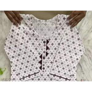 Women Khadi Cotton Printed White Kurta with Striped Maroon Pant and Maroon Dupatta Set Stylish Ethnic Wear for Best Price - Product Image 3