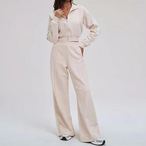 Chándal Ligero con Cremallera para Mujer en Tallas Personalizadas, el Mejor Material con Capucha, Tinte Liso para la Temporada de Invierno - Product Image 5