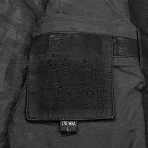 Spring and Autumn Men's Motorcycle Full Grain Leather Jacket Large Size Pocket Black Zipper Lapel Slim Coat Male High Quality - Product Image 5