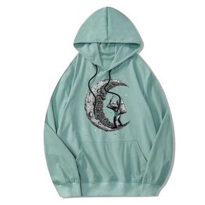 Sudadera con Capucha de Forro Polar para Hombre, Personalizada con Logotipo Bordado Impreso en DTF/Transferencia Térmica, 100% Algodón, Corte Holgado, Ecológica, para Invierno - Product Image 2