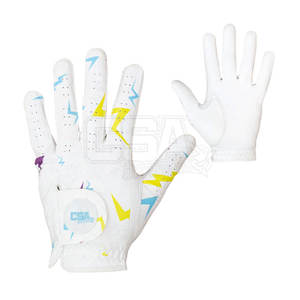 ถุงมือกอล์ฟหนังแกะสีทึบทำจากโรงงาน - Product Image 1