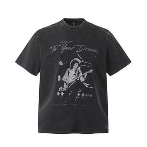 Camiseta de manga corta Unisex de algodón 100% de peso pesado personalizada de alta calidad para hombre, camiseta de verano, camiseta personalizada para hombre - Product Image 3