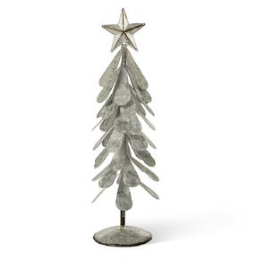 Diseño elegante Juego de 2 Árbol de Navidad Mesa Centro de mesa Árbol de Navidad plateado para decoración del hogar y regalo de Navidad - Product Image 6