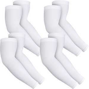 Venta al por mayor seda hombres mujeres protección UV al aire libre ciclismo baloncesto Golf hielo deportes mangas brazo manga ciclismo - Product Image 4