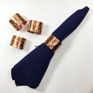 Anillo de Servilleta Chapado en Plata, Decoración de Mesa de Comedor, Servilletero de Metal para Bodas, Suministros de Accesorios de Color de Verano Caliente - Product Image 5