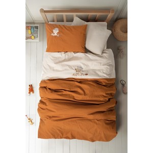 Juego de Ropa de Cama para Bebé Clever Beige, Bordado, 100% Algodón, con Diseño de Personajes - Product Image 1