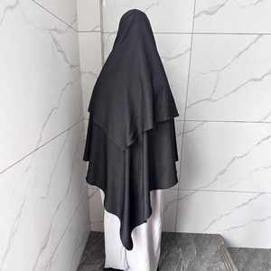 Haute qualité Thobe / Thawb 2025 une pièce Jilbab prière musulmane Abaya robe au-dessus Khimar Abaya vêtements traditionnels musulmans - Product Image 2
