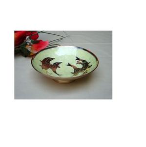 Bol artisanal en aluminium avec finition émaillée, pour servir des fruits, pour la maison, la restauration, la vaisselle, bol de service - Product Image 6