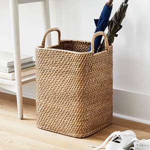 Elegant Handmade Home Decor <b>Baskets</b> Premium Handcrafted Woven Rattan for Sustainable Laundry <b>Storage</b> Solutions For Luxury Hotel - Product Image 3