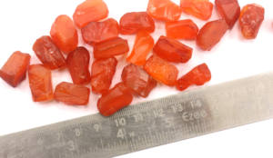 10 pièces incroyable rugueux 16-20 MM belle Collection brut naturel cornaline pierres précieuses guérison pierres précieuses bijoux rugueux fabrication de bijoux - Product Image 3