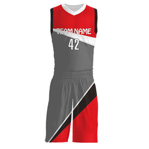 Uniforme de basket-ball à logo personnalisé uniforme de basket-ball de qualité à séchage rapide pour le fabricant de vêtements de sport COSH pour hommes - Product Image 2