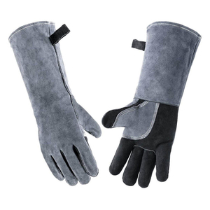 ถุงมือเชื่อมคุณภาพดีที่สุด ถุงมือป้องกันสำหรับงานเชื่อม ถุงมือป้องกันความปลอดภัยสำหรับงานเชื่อม ถุงมือหนังเชื่อมที่สวมใส่สบาย - Product Image 1