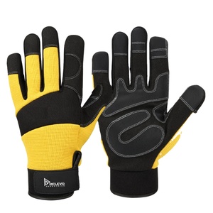 Working <b>Gloves</b> Protection Working New Style Leather Safety Working <b>Gloves</b> Oil Resistant Anti-Chemical Non-Slip Protection - Product Image 1