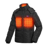 Blouson d'hiver chauffant à piles Usb pour homme, gilet de Style à la mode, avec Logo personnalisable, pour l'hiver,