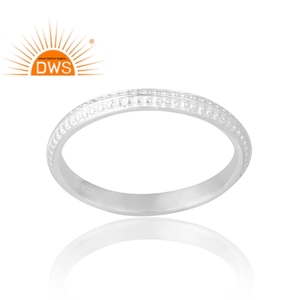 เครื่องประดับแหวนเงินแบบสั่งทำใหม่สำหรับเป็นของขวัญสำหรับผู้หญิงสำหรับเธอ - Product Image 1