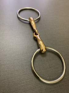 Vente en gros d'anneau libre de haute qualité en acier inoxydable, cuivre, embout à joint unique, meilleur Offre Spéciale d'équitation OEM Western Bits - Product Image 4