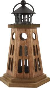 Hermoso candelabro de farol de madera con tallado intrincado y construcción duradera adecuado para bodas, fiestas e iluminación del hogar - Product Image 4