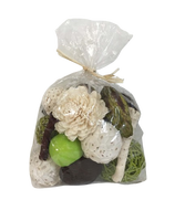 Remplissage de vase décoratif avec boule décorative Sola et boule en rotin Fête des mères Saint Valentin Noël Cadeaux de remerciement pour les femmes