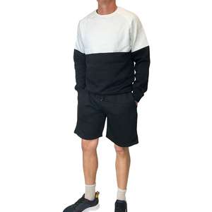Conjunto de Sudadera y Pantalones Cortos a Juego para Hombre, Ropa Deportiva Informal de Verano, Proveedor de Fábrica con Etiqueta Privada OEM Personalizada - Product Image 2