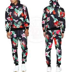 Survêtement de sport à manches longues par sublimation, vente en gros OEM, haute qualité, entraînement, gym, prix bas, 100% coton, taille élastique, logo personnalisé - Product Image 1