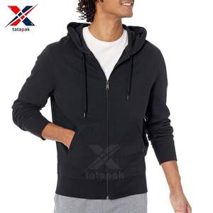 Sudadera con capucha de lana de algodón 100% transpirable de calidad de exportación TATAPAK para hombres, cómoda, fácil de lavar, servicio OEM - Product Image 2