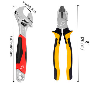 Set di Utensili Manuali per Uso Domestico con Pinze e Chiavi in Valigetta ABS, Set di Chiavi a Bussola per Manutenzione Elettrica Certificato GS - Product Image 1