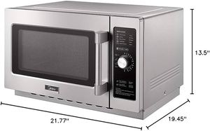 ORIGINALE Horno Microondas Comercial de Sobremesa Nuevo con Dial, 1000W, Acero Inoxidable - Product Image 2