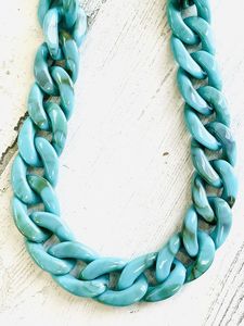 BIJOUX LA MEILLEURE QUALITÉ CHAÎNE EN RÉSINE MAILLONS DISPONIBLES TOUTES LES TAILLES et toutes les couleurs la chaîne en résine Prix de commercialisation - Product Image 5