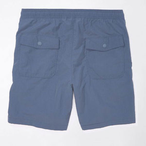 กางเกงขาสั้นไนลอนผู้ชายสำหรับออกกำลังกายน้ำหนักเบากางเกงครึ่งขาสำหรับเล่นกีฬาฤดูร้อนกางเกงขาสั้นคาร์โก้สไตล์ลำลองสีพื้นดีไซน์มาใหม่ - Product Image 4