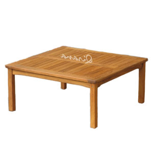 Table basse en bois de teck massif finition naturelle pour meubles de salon à la maison avec prix de gros de 100 cm - Product Image 5