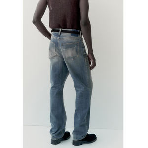 Jeans droits pour hommes de grande taille sur mesure élégants à la mode vêtements de plein air taux de gros chaud - Product Image 3