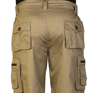 Pantalones cortos de playa de algodón de talla grande, cómodos, informales, de algodón, transpirables y sostenibles, con bolsillos - Product Image 5