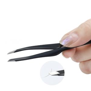 Kit de ciseaux et applicateur de cils avec pince à épiler pointue, accessoires pour cils, vente en gros - Product Image 4