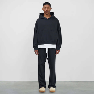 Sudadera con Capucha Unisex de Felpa Gruesa de Alta Calidad, Algodón Lavado, Impresión Serigráfica, Sudadera Holgada de Punto con Logotipo Personalizado - Product Image 2