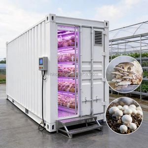 Ferme de culture de champignons à climat contrôlé avancé dans un conteneur maritime avec système HVAC haute performance et unité de contrôle précis du CO2 - Product Image 2